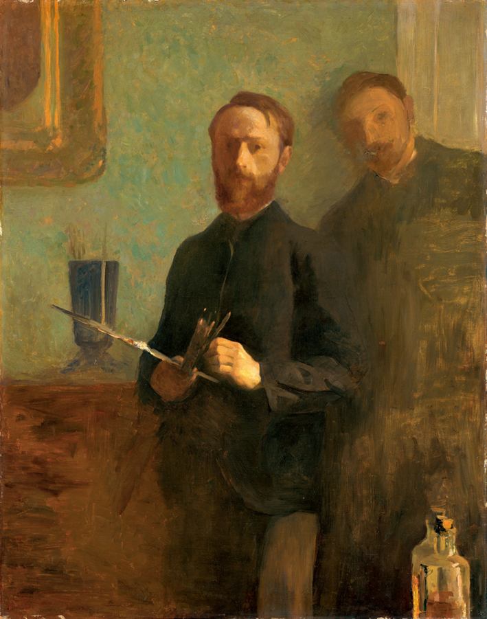  Edouard Vuillard —— Self-Portrait with Waroquy